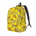 thumbnail image 1 of Fotbe Ducky Cartoon Animal Yellow Mochila de Lona con Estampado, Mochila Duradera, Mochila Versátil de Alta Calidad, Mochila Compacta Vintage-Small, 1 of 5