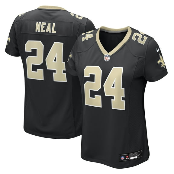 Women's Nike Devin Neal Black New Orleans Saints Team Game Jersey