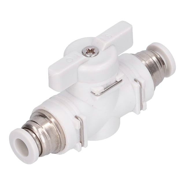 Conector neumático de válvula de Control de flujo, conector de línea de aire, adaptador de unión de junta rápida de 6mm