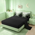 thumbnail image 3 of meiyoeat Green Pine Green 7pcs Queen Bedding For Girls,Nature Scenery Bedding Comforter Set Queen For Adults,Black Reversible, 3 of 7