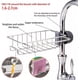 thumbnail image 3 of Estante para grifo de acero inoxidable, tipo colgante, adecuado para fregadero de cocina, estante de almacenamiento para fregadero de baño, se puede colocar esponja, jabón, champú, gel de du, 3 of 5