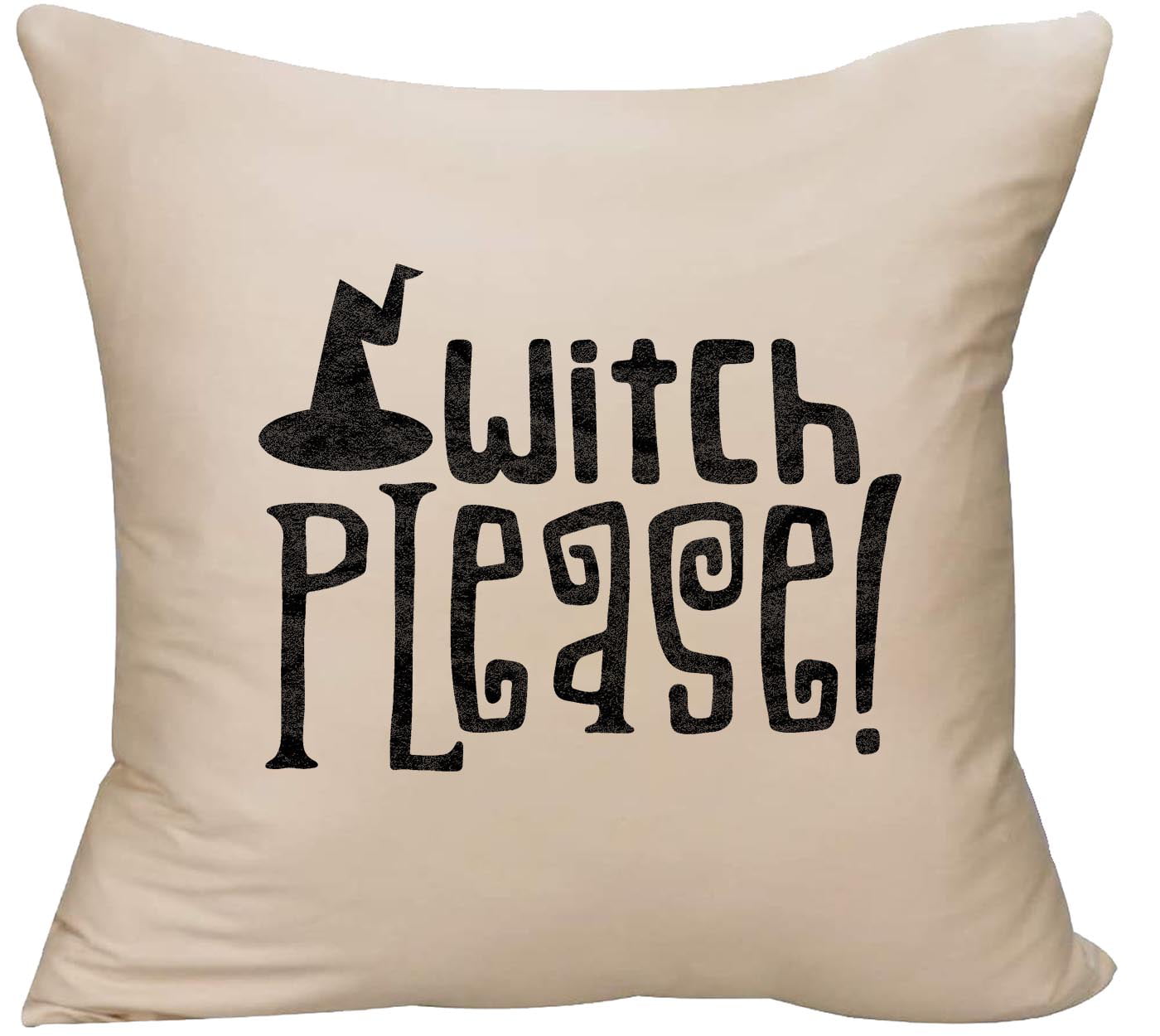 18x18 Multicolor Witch Please Witch halloween Throw Pillow
