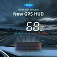 thumbnail image 2 of HUD Car Head Up Display,GPS speedometer for car with OBD2/EUOBD Interface 3.5" Plug & Play Vehicle Speed KM/h MPH, OverSpeed Warning, Engine RPM, Wat, 2 of 8