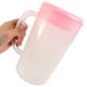 thumbnail image 2 of Recipiente para bebidas de gran capacidad, resistente al calor, jarra de agua fría, jarra de plástico para jugo, tetera doméstica con tapa (rosa), 2 of 6
