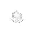 thumbnail image 5 of 48 Pcs Ice Cube Simulation Crushing Crystal Rocks Faux Cubes Acrylic Props 25X2X2CM Fake Transparent for Decoration, 5 of 5