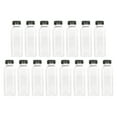 thumbnail image 1 of DEELLEEO 15pcs Empty Beverage Containers Plastic Juice Bottles with Lids for or Juice Milk, 1 of 6