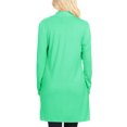 thumbnail image 3 of Women's Casual Long Sleeves Side Pockets Solid Cardigan, 3 of 3