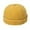 Yellow, variant on Jamicy Soft Hat for Women Christmas Present Brimless Hats Vintage Washed Cotton Skullcap Docker Hat Adjustable Buckle Beanie Cap