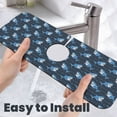 thumbnail image 6 of Kdxio Funny Sharks Pattern Non-Slip Diatom Mud Faucet Drain Pad,Self Absorbent Mat for Kitchen Sink for Variety Kitchen & Bathroom Countertops, 6 of 7