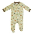 thumbnail image 2 of Milkberry Bamboo Pajamas Coverall for Baby Boys Footed Sleep Bodysuit for Infants Size 6-9 Months Safari Lover, 2 of 6