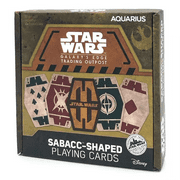 ?Disney Star Wars Galaxys Edge Trading Outpost Sabacc Shaped Playing Cards?