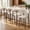 Walnut Color, variant on JERBOR Bar Stools Set of 2, Counter Height Bar Stools Upholstered Counter Stools Modern Barstools with Metal Legs for Kitchen Island Dining Room, Beige