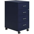 thumbnail image 3 of Pemberly Row 18"D 4 Drawer Metal Mobile Filing Cabinet Organizer-Locking-Navy, 3 of 8