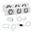 thumbnail image 1 of LEFU Smart Radiator Fan Set 3-Fan Magnetic Cooling System for Fireplace Energy Efficient Heat Distribution Automatic Temperature Control 50-120cm Radiators, 1 of 1
