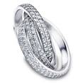 thumbnail image 2 of Pompeii 2 3/4ct Rolling Ring Diamond Pave Eternity 14K White Gold (G/H,SI1-SI2), 2 of 6