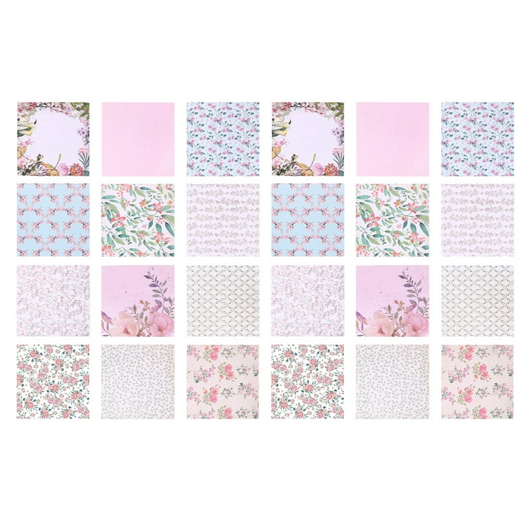 Photo Journal with Writing Space Scrapbook 8.5 x 8.5” 140 Pages Rose  Design: Decorated Interior on 90 GSM White Paper with Lined and Blank Pages  : Peace, Roviea: : Libros