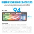 thumbnail image 2 of Free wolf K820 Kit Teclado y Mouse, Teclado Gamer con Cable, Mouse Gamer con Cable hasta 2400DPI, Luz de Retroiluminaci&oacute;n Rainbow, Ideal para Juego y Trabajo para PC Windows 7, 8, 10 o Mac, 2 of 8