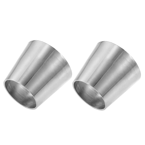 Unique Bargains Car Mandrel Exhaust Bend Elbow Pipe Concentric Reducer 2pcs 1.5"-2" OD