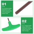 thumbnail image 4 of T-Handle Hex Key Wrench 2.5mm Metric S2 Steel T-Key Inner Hexagon Wrenches Spanner Repair Tool for Automotive Household Maintenance, Green, 4 of 7