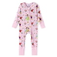 thumbnail image 1 of Pijama de bebé Disney Princesas manga larga suave rosa 3-6 meses, 1 of 7