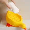 thumbnail image 6 of Plastic Duck Shape Soap Box for Bathroom, Anti-Slip and Drainable, Suitable for Family and Travel, 6 of 9