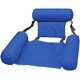 thumbnail image 1 of Hamaca de piscina reclinable flotante silla de piscina inflable plegable flotante hamaca de agua reclinable hamaca flotante para adultos - azul, 1 of 1