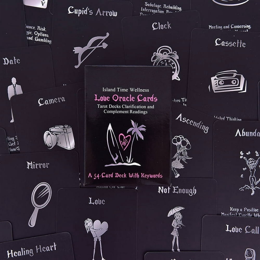 54 Island Time Wellness Love Oracle Cards Tarot Card Divination Board Game Cards