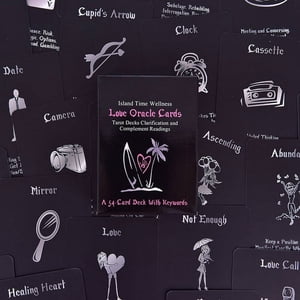 54 Island Time Wellness Love Oracle Cards Tarot Card Divination Board Game Cards