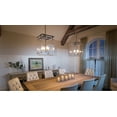 thumbnail image 2 of Urban Ambiance Luxury Mid-Century Modern Hall & Foyer, Size: 28-3/8"H x 14-3/4"W, with Luxe Style Elements, Brushed Nickel Finish and Clear Shade, UHP2443, 2 of 7