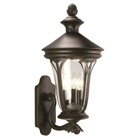 Design House 516740 Corbett Outdoor Uplight - 10.63 x 23.75 in. - Oil Rubbed Bronze Finish