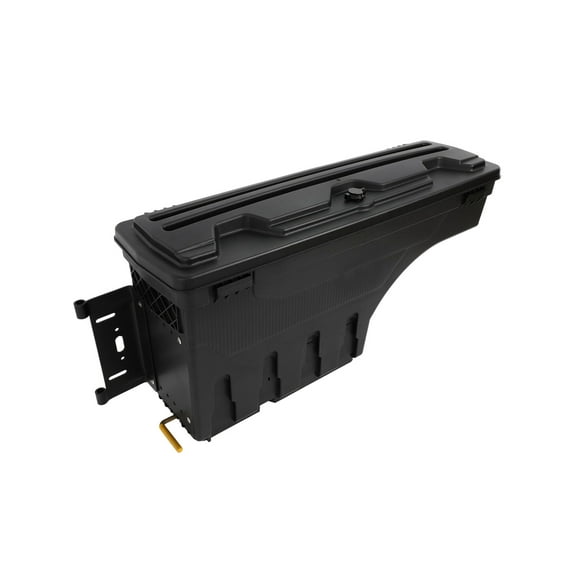 ECCPP Truck Bed Storage Box Compatible For Dodge Ram 1500 2002-2010, For Dodge Ram 2500 2002-2010 Driver Side Passenger Side Lockable Lid, Waterproof truck toolbox with Lock, Black