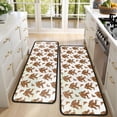 thumbnail image 4 of Kitchen Rugs Sets Of 2,White Bigfoot and Footprint Pattern Anti Fatigue Kitchen Mat Rugs Non Slip Washable,Decorative Kitchen Floor Mats for Kitchen,Sink,Laundry,17"x47"+17"x47", 4 of 5