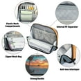 thumbnail image 4 of DIXRUYEE Pencil Case Large Capacity Pencil Bag simple Beach Sunset with Pier Pattern, 4 of 7