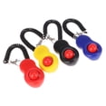 thumbnail image 4 of KAKOWELY pet training clicker 4pcs Pet Cat Dog Training Clicker Kit Exclusive Training Humanized Scientific Professional Design Pet Tool Set with Wrist Strap and Elastic Ring, 4 of 4