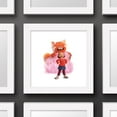 thumbnail image 4 of Gallery Pops Disney Pixar Turning Red - Meilin and Red Panda Mei Wall Art, White Framed Version, 12" x 12", 4 of 5