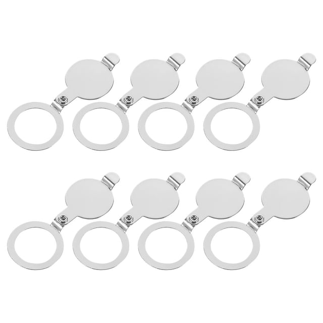 OUNONA 8 Pcs Cache-illets en Cuivre Argenté pour Protection de la Vie Privée au Bureau