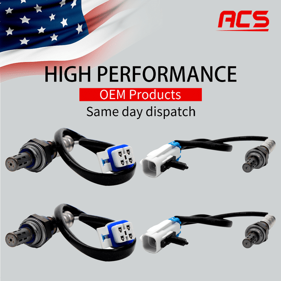 4PCS OEM Upstream & Downstream Oxygen O2 Sensor For Chevy Tahoe Sierra Yukon