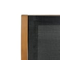 thumbnail image 5 of Noble House Matteo Outdoor Bar Stool - Teak/Black, 4 Pack, 5 of 9