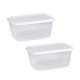 thumbnail image 4 of 2x Contenedor de almacenamiento para refrigerador Organizador versátil para refrigerador Pan portátil hermético 1000ml, 4 of 9