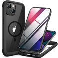 thumbnail image 1 of Funda de teléfono Miracase Glass Series para iPhone 13 de 6.1 pulgadas, negra, 1 of 7