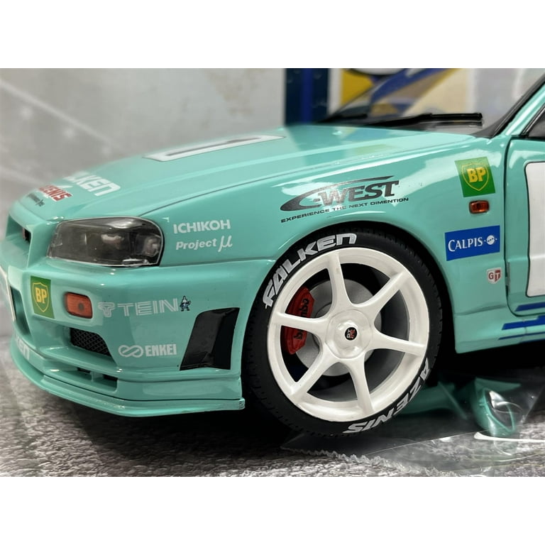 Nissan Skyline GT-R (R34) ワイルドスピード 1/18 ワイルドスピード Nissan Skyline GT-R R34 1:18 ワイルド・スピード