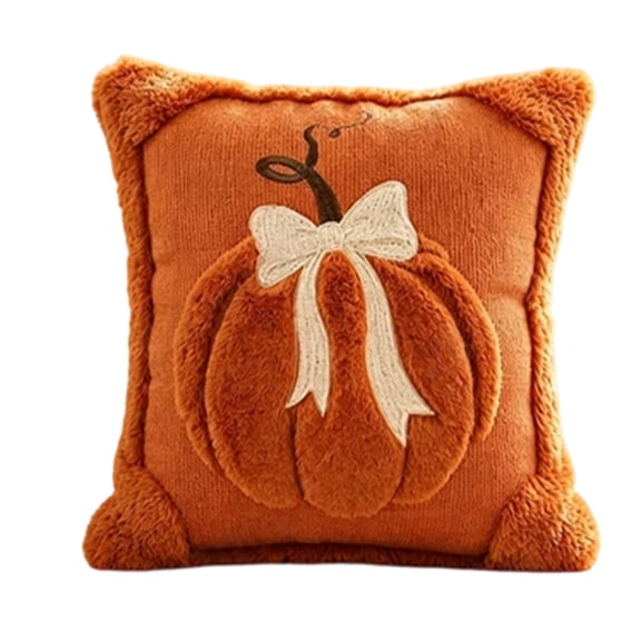 LIORAGLJ Fall Pumpkin Throw Pillow Approx. 17.7 in Halloween Thanksgiving Decor