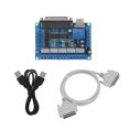 thumbnail image 1 of Parallel Port Control 5 Axis CNC Breakout Board USB Cable DB25 Parallel Cable Compatible With TB6600 DM542 DM860H , Low Calorific Value, 1 of 3