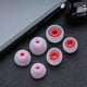 thumbnail image 2 of Auriculares intrauditivos Auriculares de silicona Reemplazo para auriculares KZ (+) Blanco Rojo 6 piezas FLhrweasw  Nuevo, 2 of 6