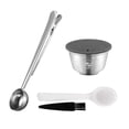 thumbnail image 2 of Cápsula de reutilizable de material acero inoxidable cápsula K taza para EDG DG325 cafetera ajuste Universal de utilizar 51-100ML perfecl Vainas de cápsulas reutilizables, 2 of 8