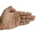 thumbnail image 4 of Mens 10K Yellow Gold Diamond Cut Curb Cuban Chain Necklace Pave 3.5mm 22 Inch, 4 of 4