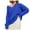 Blue, variant on Fnooota Sweaters for Women, Long Sleeve Lightweight V Neck Casual Pullover Tops Blue Size L