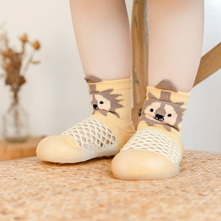 

Cathalem Clothes Girls 6-12 Months Boys Girls Animal Prints Cartoon Socks Shoes Toddler Toddler Shoes Girl Size 10 Yellow 2 Years