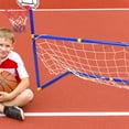 thumbnail image 4 of PAMINGONO 1Set Compact Soccer Goal with Basketball Hoop Assorted Color for Outdoor Practice, 4 of 8