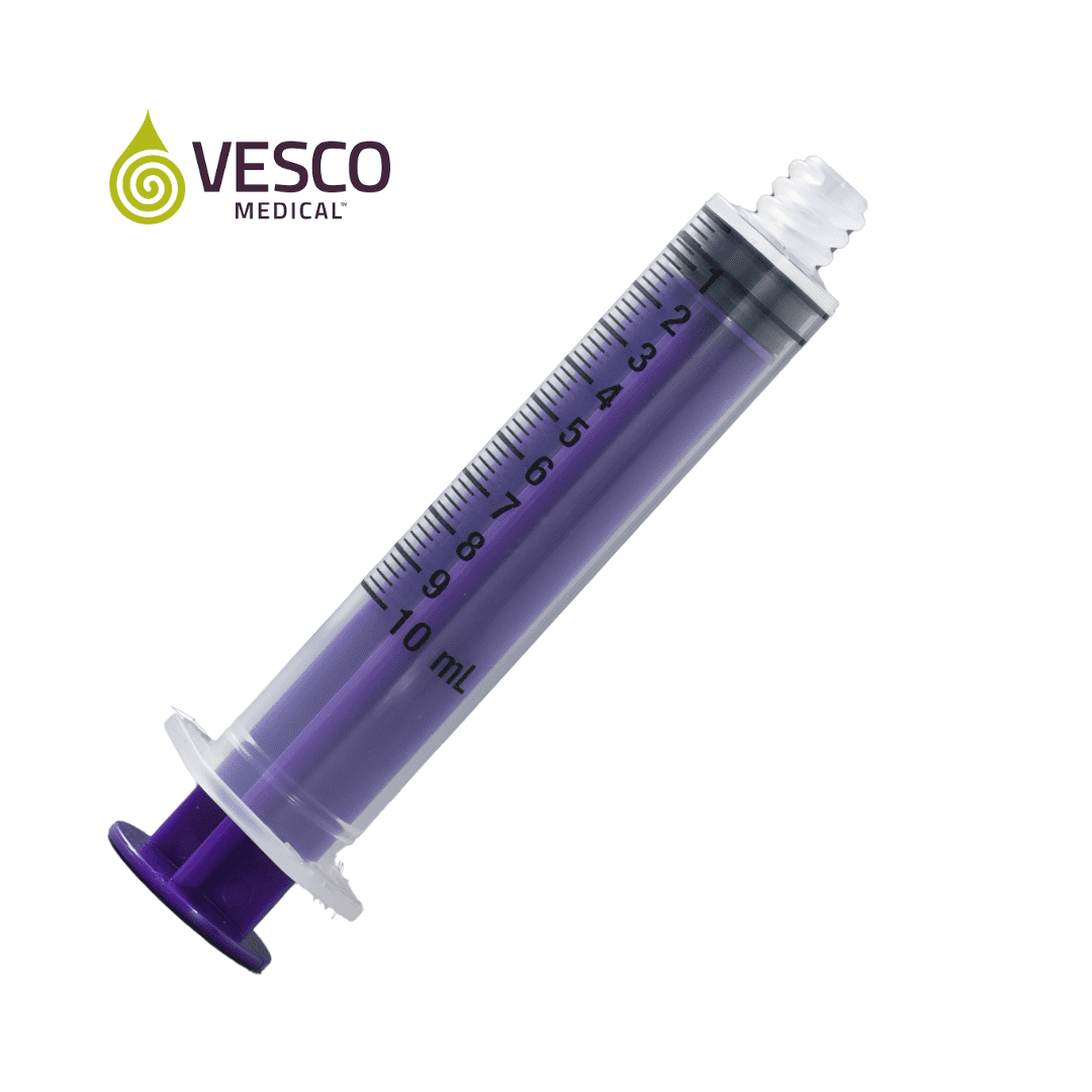 Vesco Medical ENFit® Syringe, 10ml (Pack of 50)